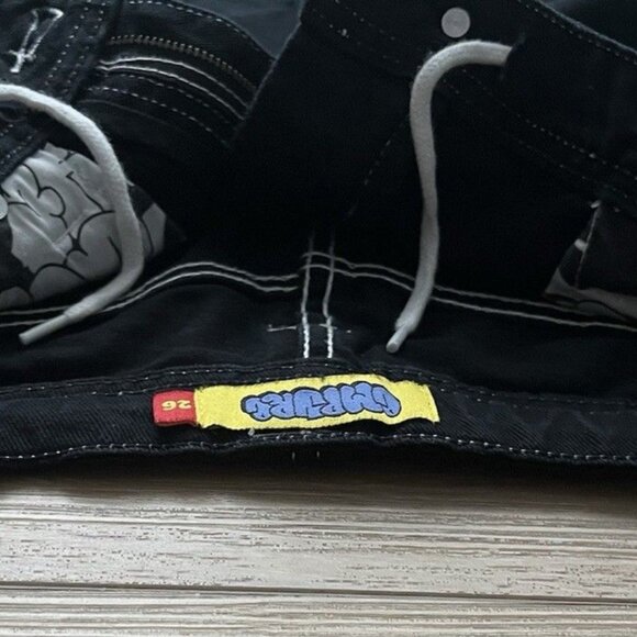 Empyre Denim Black Skate Shorts Inseam 11” - Youth 26 - Picture 9 of 16